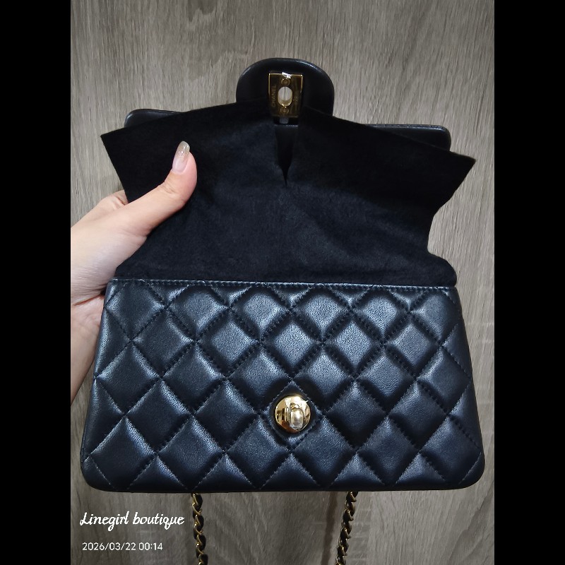 Chanel CF20 淡金釦 全新全新-28