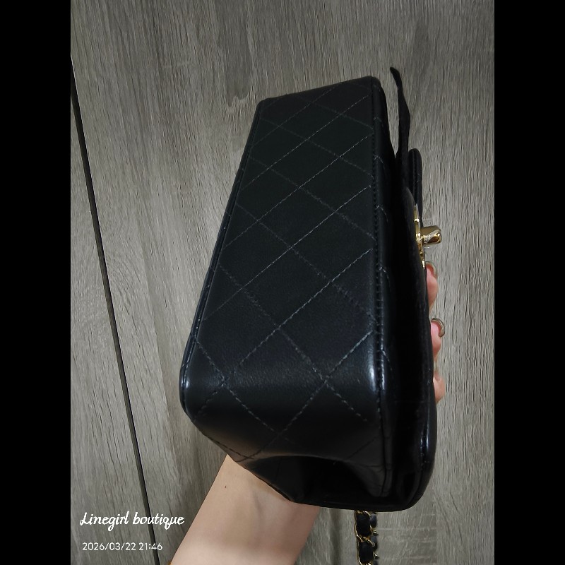 Chanel CF20 淡金釦 全新全新-25