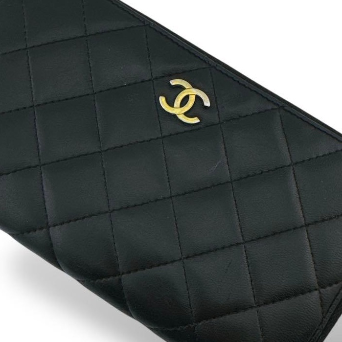 💝FuFu.Style ⟡.·* Chanel 荔枝皮長夾錢包皮夾-6