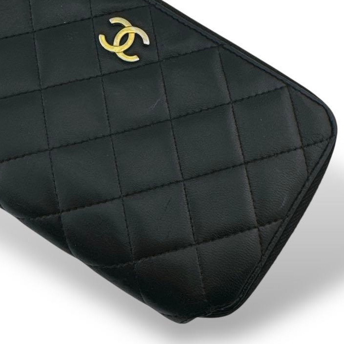 💝FuFu.Style ⟡.·* Chanel 荔枝皮長夾錢包皮夾-7