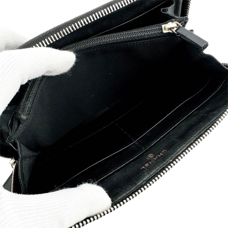 💝FuFu.Style ⟡.·* Chanel 荔枝皮長夾錢包皮夾-28