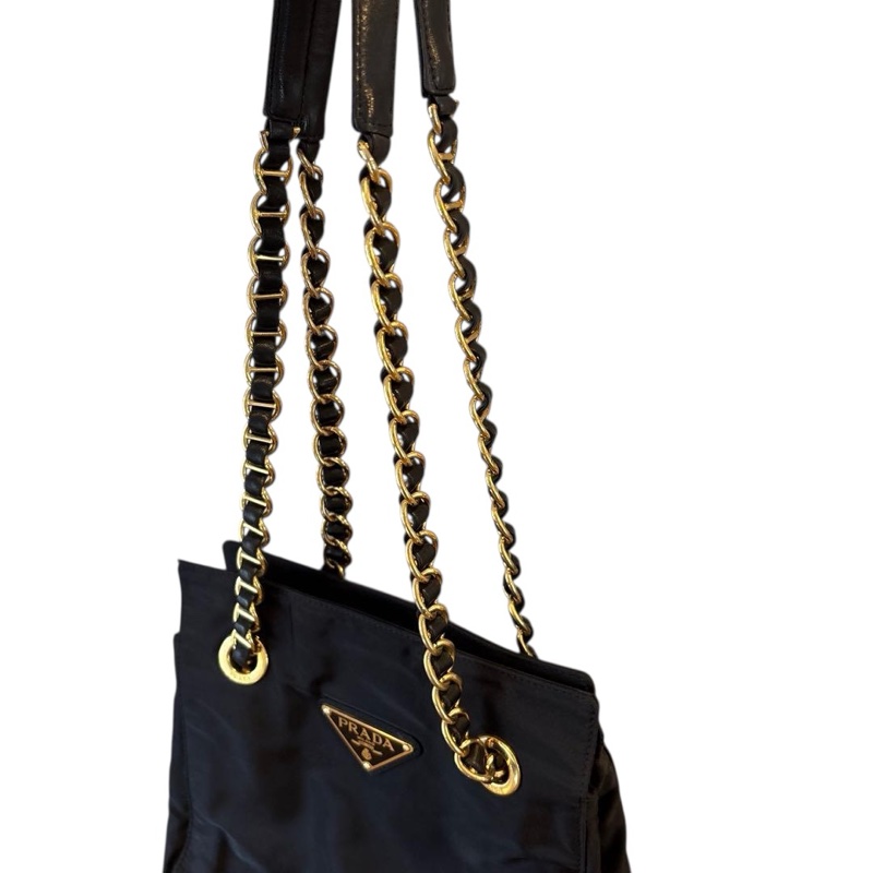 💝FuFu.Style ⟡.·* Prada 降落傘尼龍單肩包-23