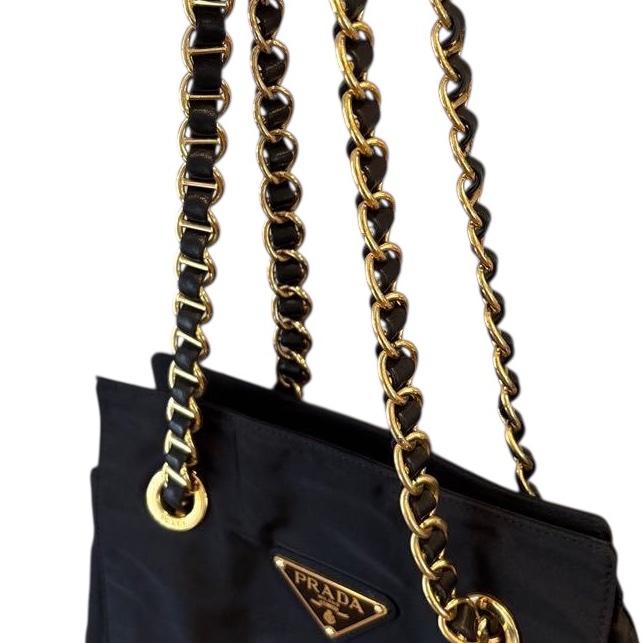 💝FuFu.Style ⟡.·* Prada 降落傘尼龍單肩包-30