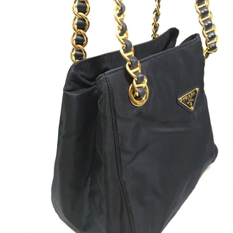 💝FuFu.Style ⟡.·* Prada 降落傘尼龍單肩包-21