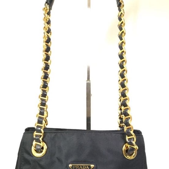 💝FuFu.Style ⟡.·* Prada 降落傘尼龍單肩包-23