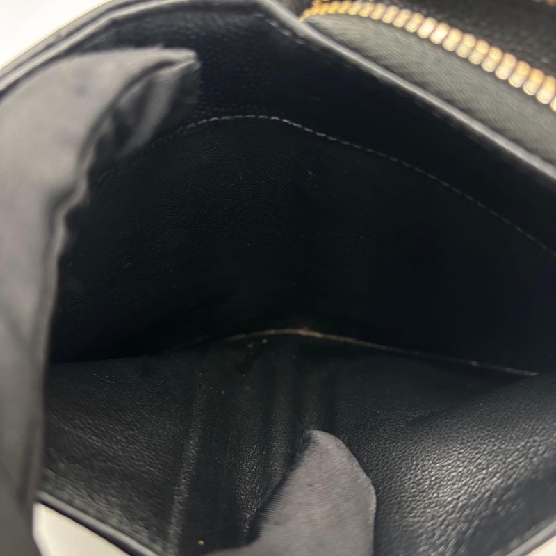 💝FuFu.Style ⟡.·* YSL 山形黑色皮夾短夾錢包-23