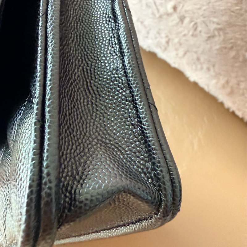 Chanel 荔枝牛皮方胖WOC-9