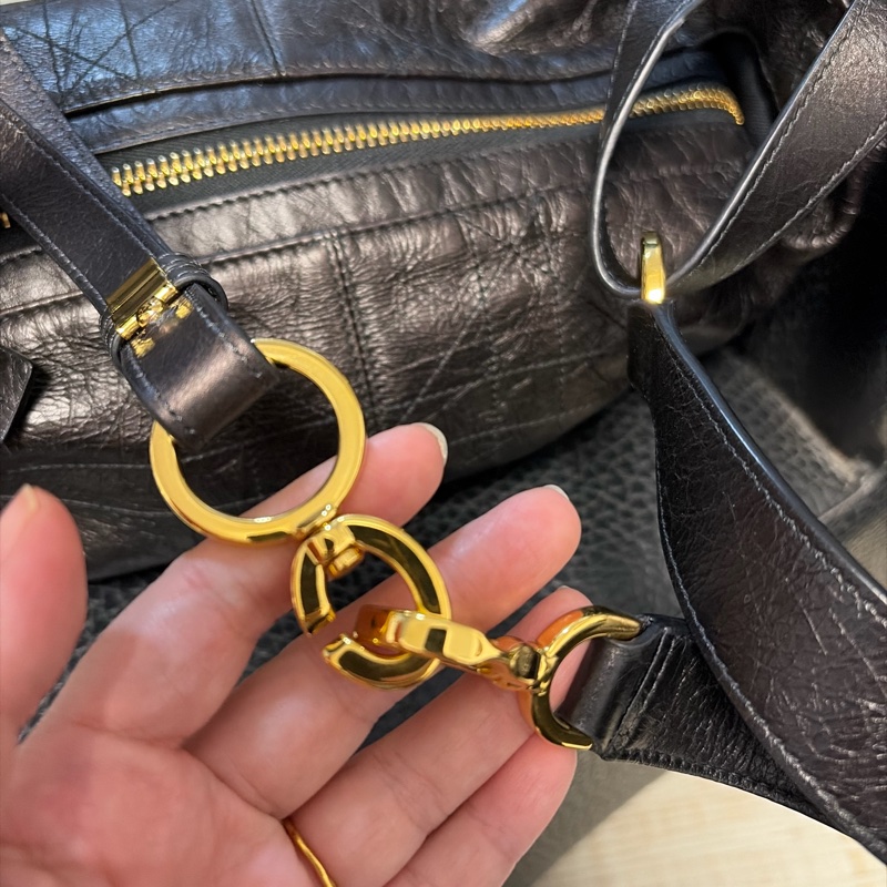 Dior 皺面小牛皮 D-Journey 小型包（Jisoo/韓韶熙同款）-1