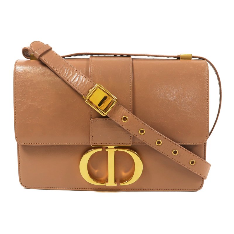 Dior 牛皮皮革30 Montaigne金扣肩背袋-0