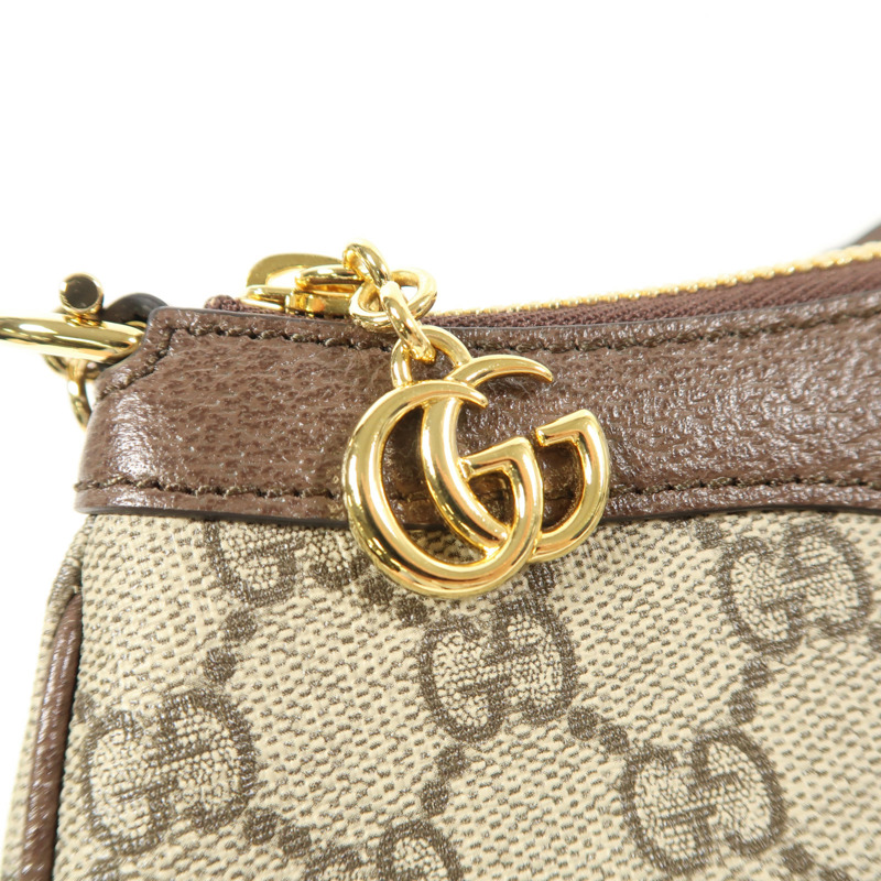 GUCCI 塗層帆布Ophidia Small金扣手挽肩背兩用袋-14