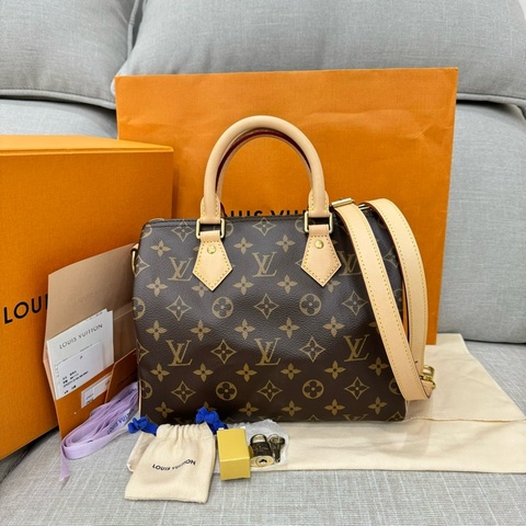 LV M41113 經典Monogram SPEEDY 25 手提包 肩背包 斜背包