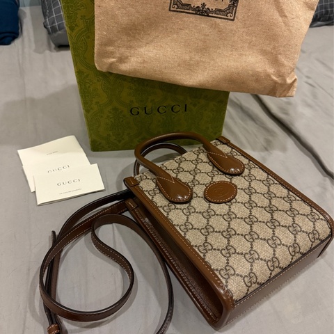 Gucci mini Tote 托特包/斜背包