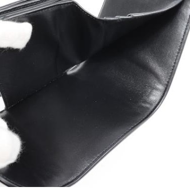 💝FuFu.Style ⟡.·* Celine *稀有*皮革x麻布材質凱旋門短夾錢包-23