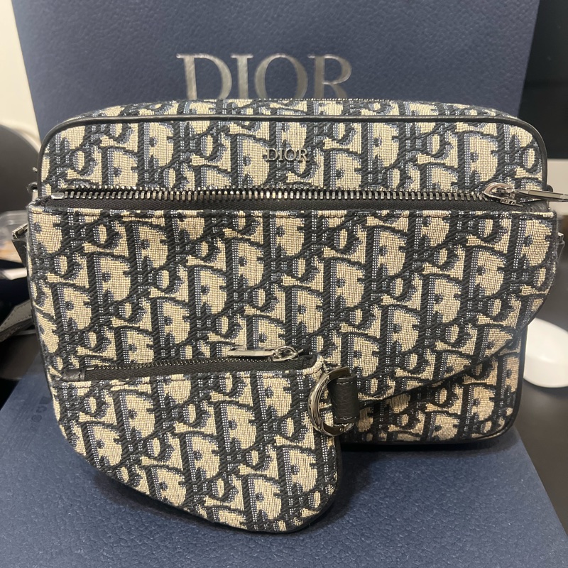 Saddle 三件式子母包~男包-5