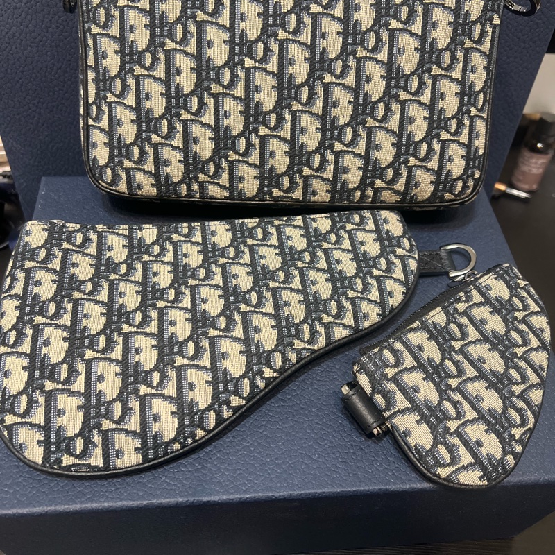 Saddle 三件式子母包~男包-7