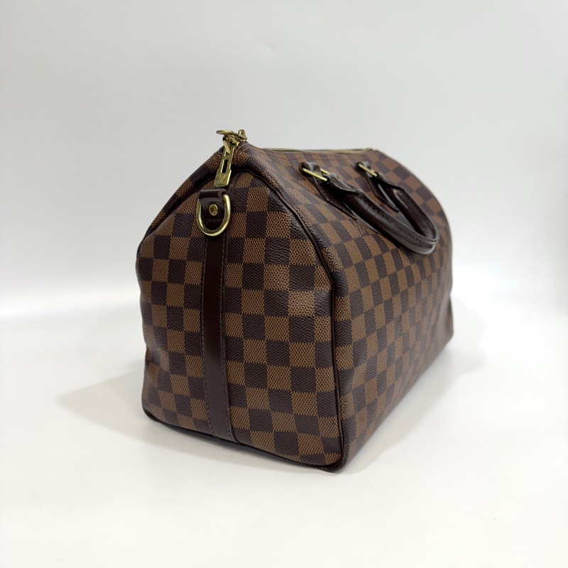 LV棋盤格speedy30cm背帶款N40590-3