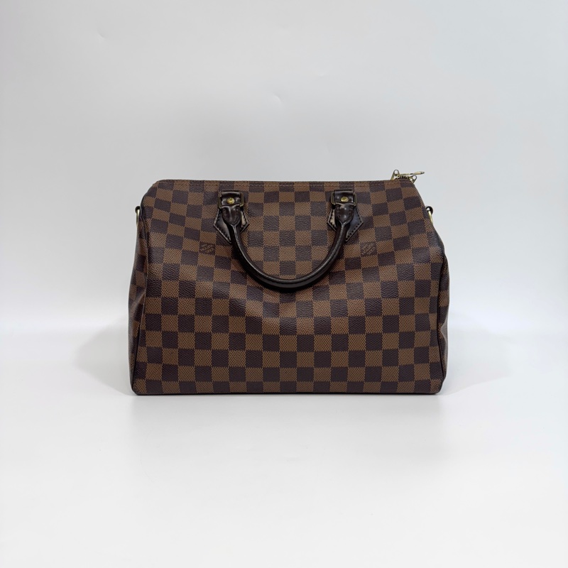 LV棋盤格speedy30cm背帶款N40590-4