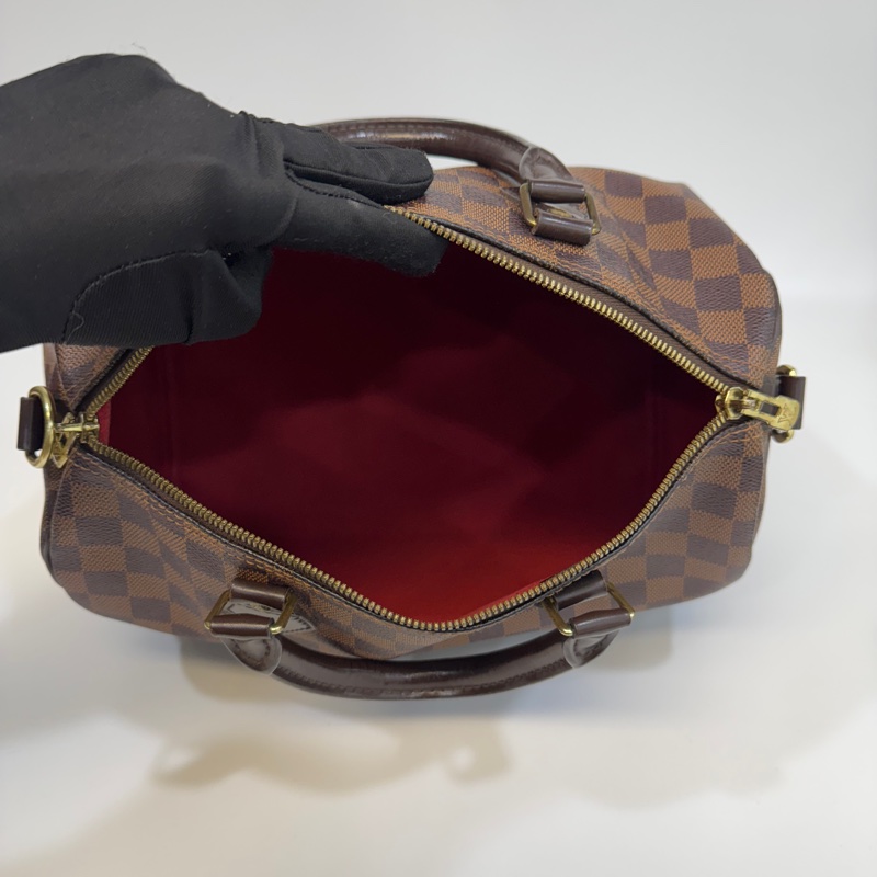 LV棋盤格speedy30cm背帶款N40590-6