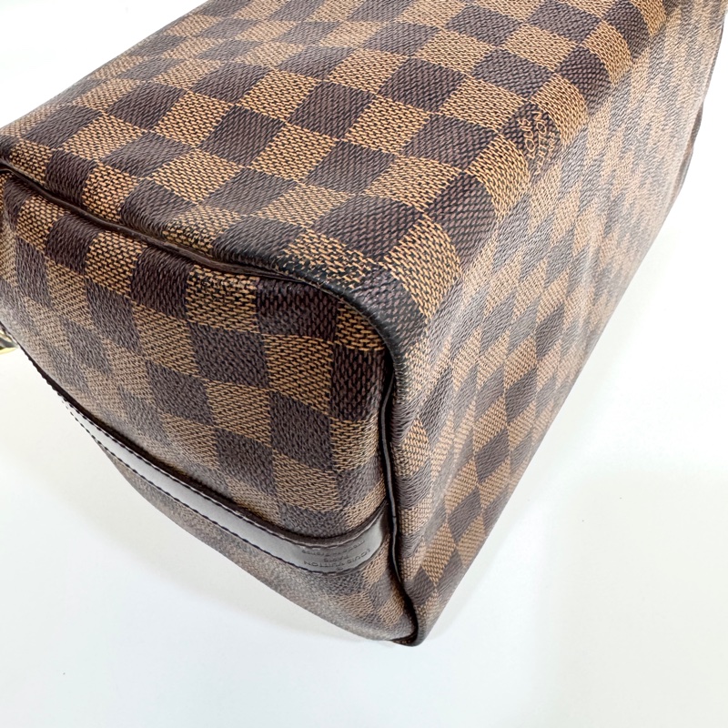 LV棋盤格speedy30cm背帶款N40590-10