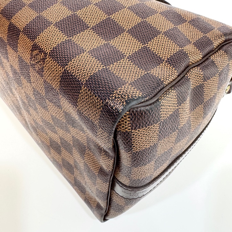 LV棋盤格speedy30cm背帶款N40590-11