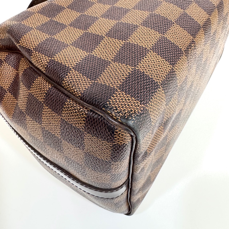 LV棋盤格speedy30cm背帶款N40590-12
