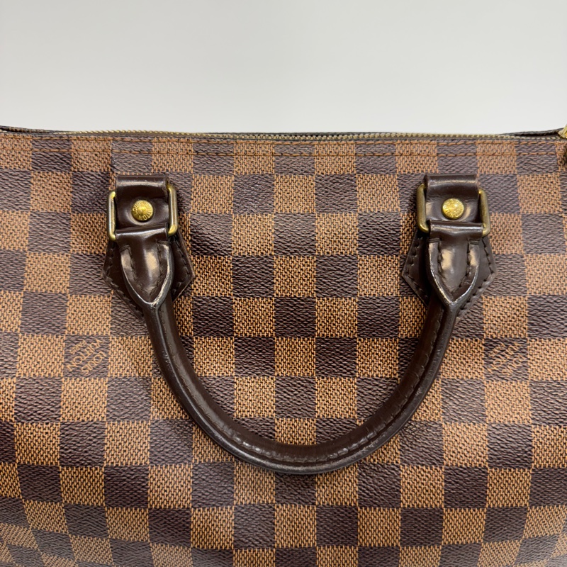 LV棋盤格speedy30cm背帶款N40590-18