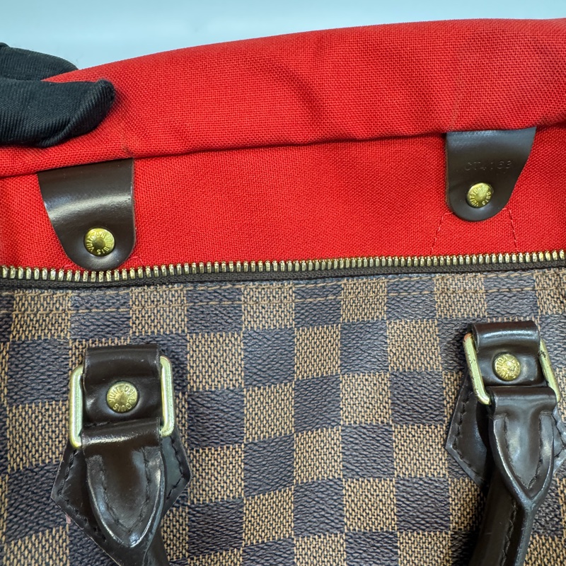 LV棋盤格speedy30cm背帶款N40590-25