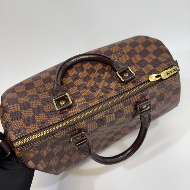 LV棋盤格speedy30cm背帶款N40590-30