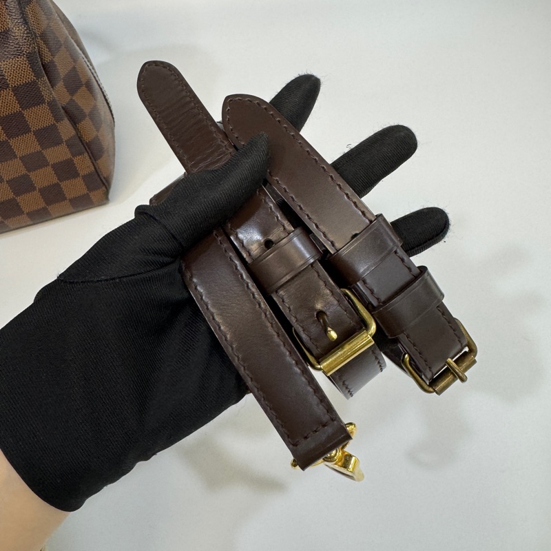 LV棋盤格speedy30cm背帶款N40590-20