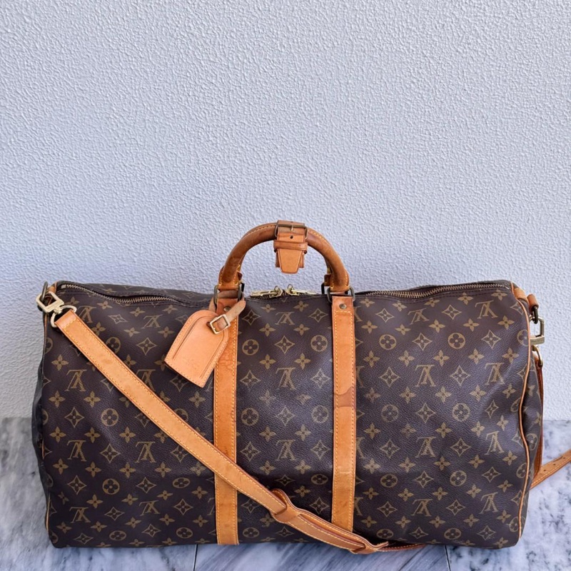 💝FuFu.Style ⟡.·* LV Keepall55 旅行袋行李包-10