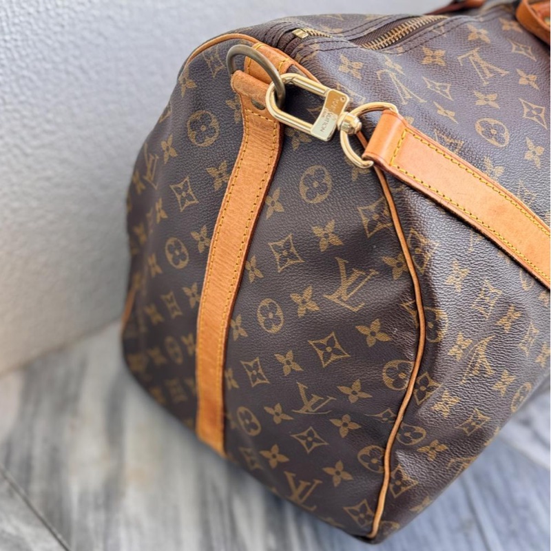 💝FuFu.Style ⟡.·* LV Keepall55 旅行袋行李包-19
