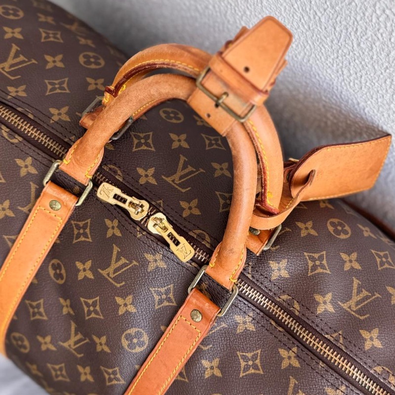 💝FuFu.Style ⟡.·* LV Keepall55 旅行袋行李包-21