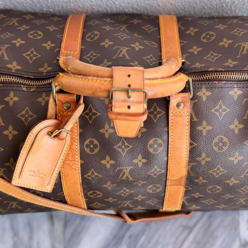 💝FuFu.Style ⟡.·* LV Keepall55 旅行袋行李包-30