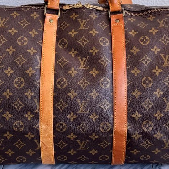 💝FuFu.Style ⟡.·* LV Keepall55 旅行袋行李包-38