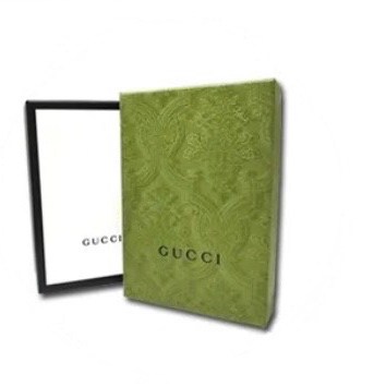 【GUCCI 古馳】 Marmont matelasse 系列 絎縫紋牛皮金屬雙G LOGO暗釦卡夾/零錢包(黑)-11