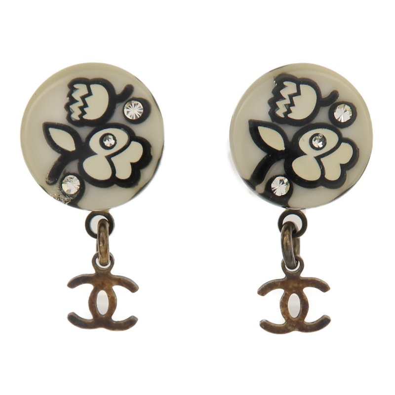 CHANEL 【激減優惠】金屬/PVC Earrings耳環-0