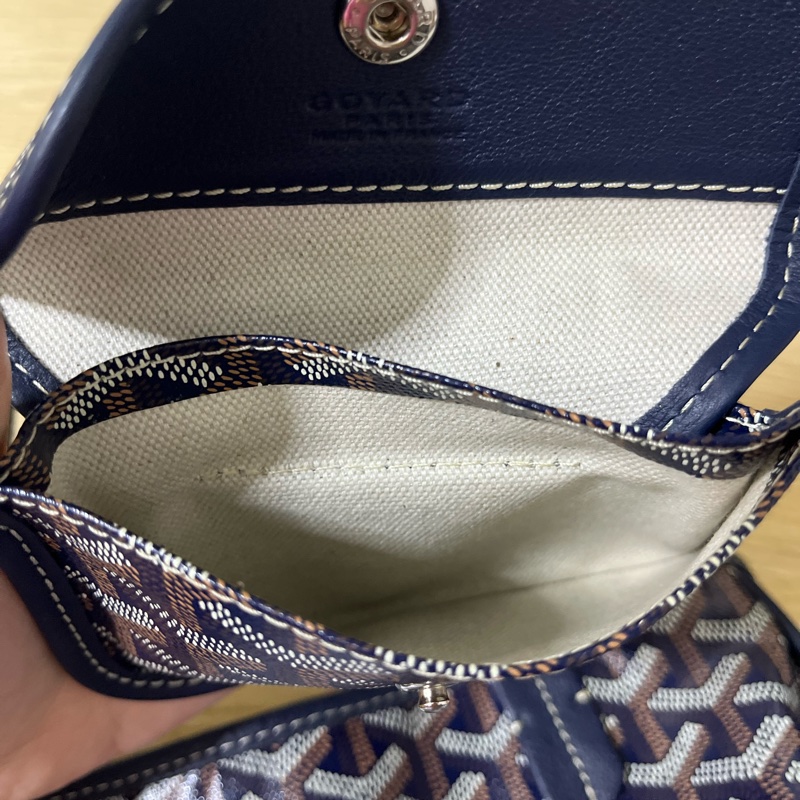 Goyard Anjou mini navy blue-12