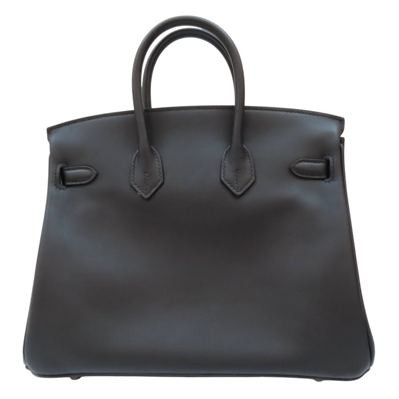 【再降價】黑色 Swift牛皮 Birkin 25 柏金包 手提包 U刻 金扣【HERMES 愛馬仕】-1