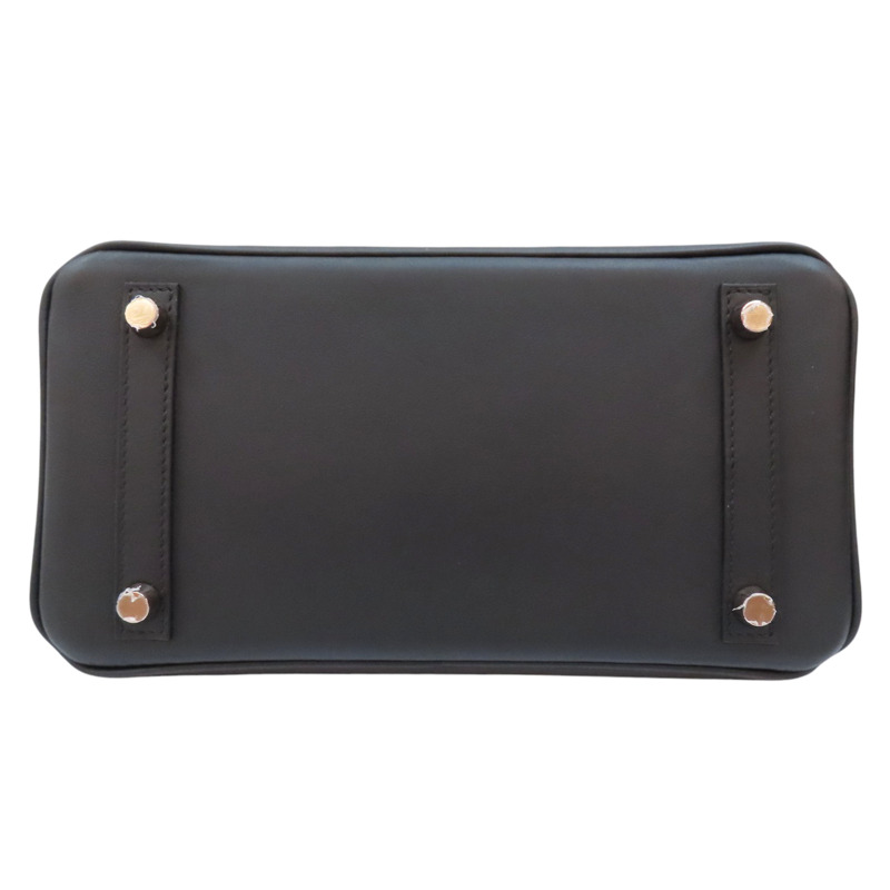 【再降價】黑色 Swift牛皮 Birkin 25 柏金包 手提包 U刻 金扣【HERMES 愛馬仕】-3