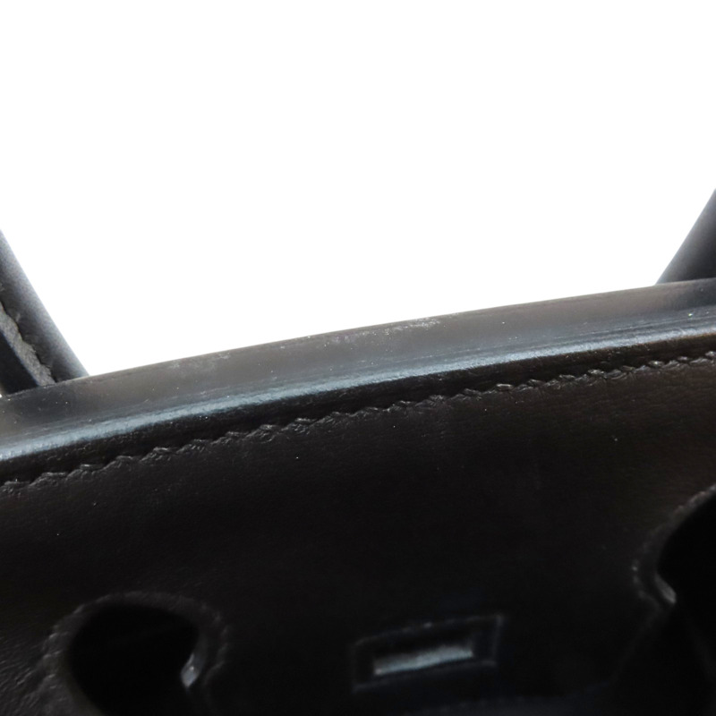 【再降價】黑色 Swift牛皮 Birkin 25 柏金包 手提包 U刻 金扣【HERMES 愛馬仕】-13