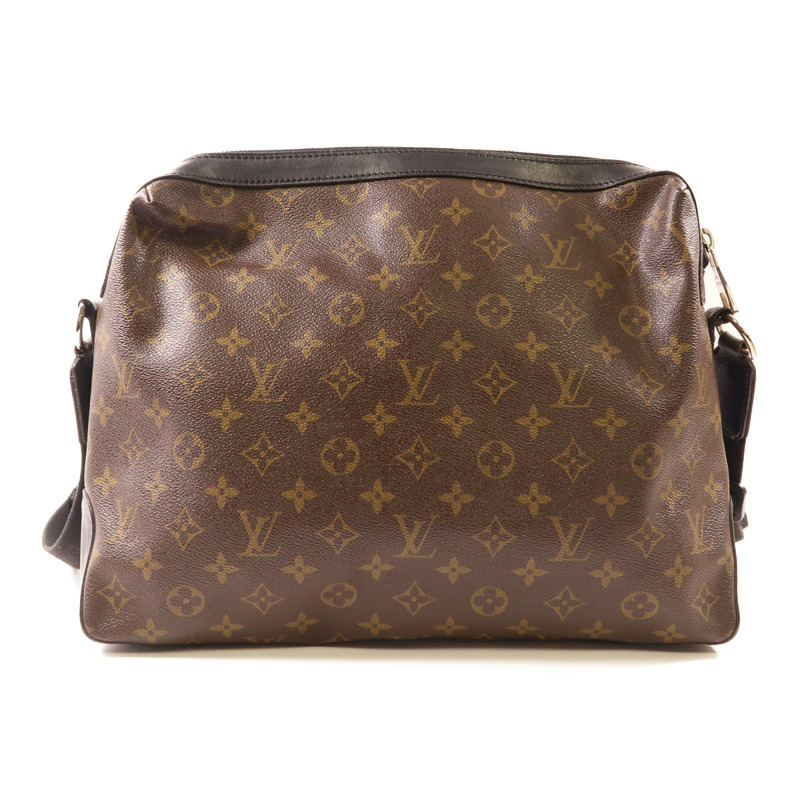 LOUIS VUITTON Monogram Macassar Torres銀扣肩背袋-1