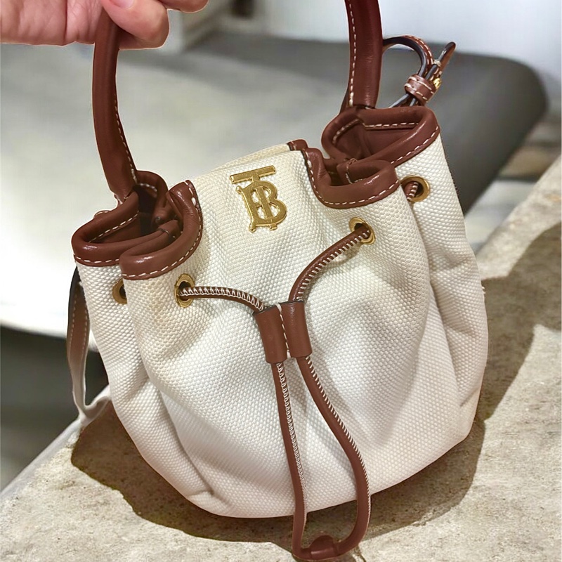 Burberry TB 帆布手提包斜背包-3