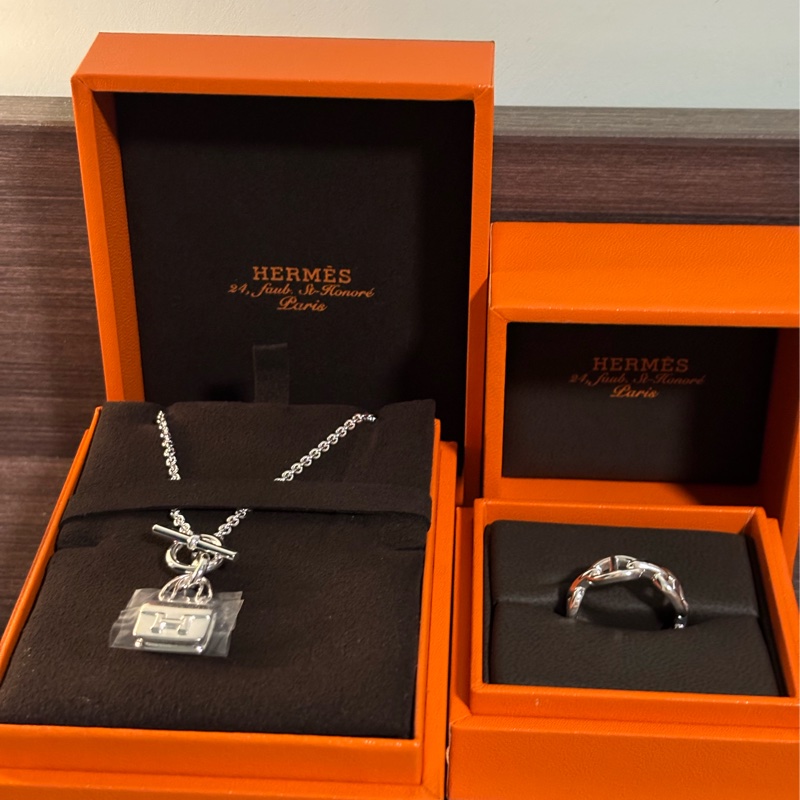 HERMES AMULETTES CONSTANCE PENDANT 925 SILVER NECKLACE [NEW]-3