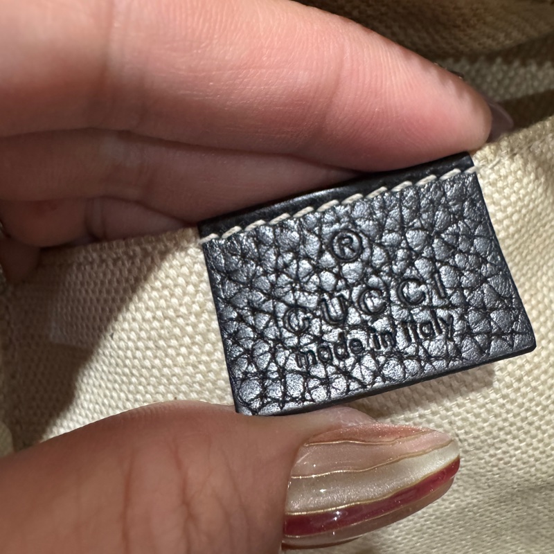 📌 正貨/二手/已停產 GUCCI SOHO DISCO 黑色小牛皮 斜背包 相機包-26