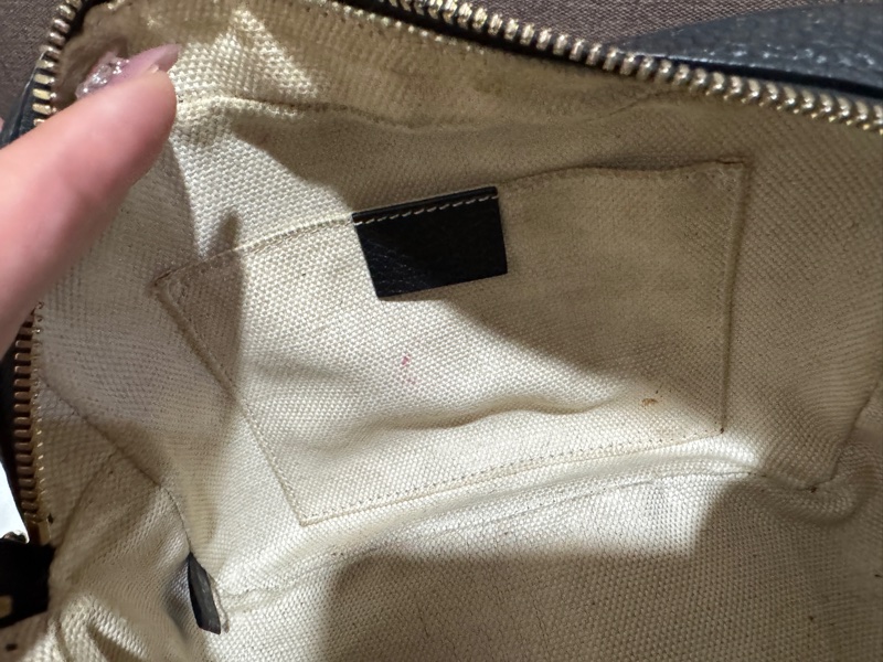 📌 正貨/二手/已停產 GUCCI SOHO DISCO 黑色小牛皮 斜背包 相機包-28