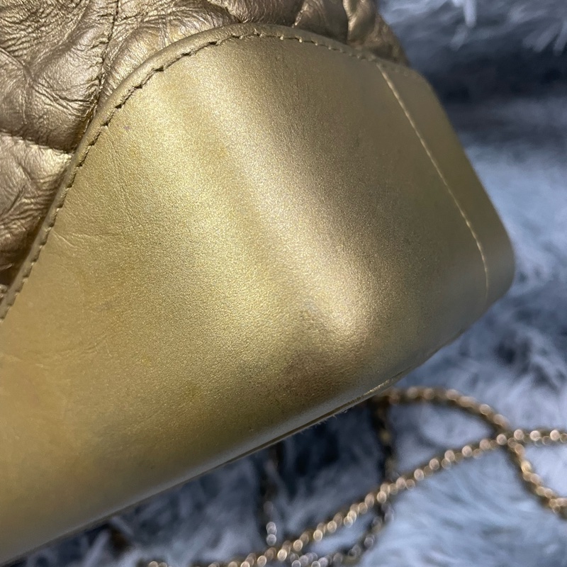 ✨三折出售✨Chanel Gabrielle招財金流浪雙色鏈條後背包 香奈兒後背包 香奈兒包包-42