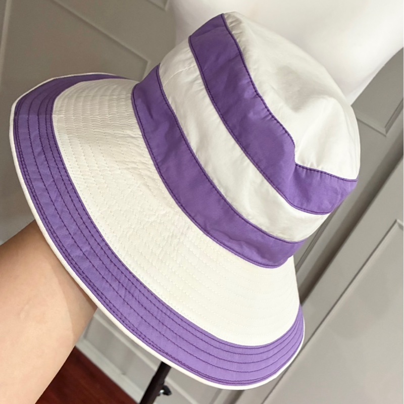 正品Hermes 愛馬仕寬沿遮陽帽法國製-2