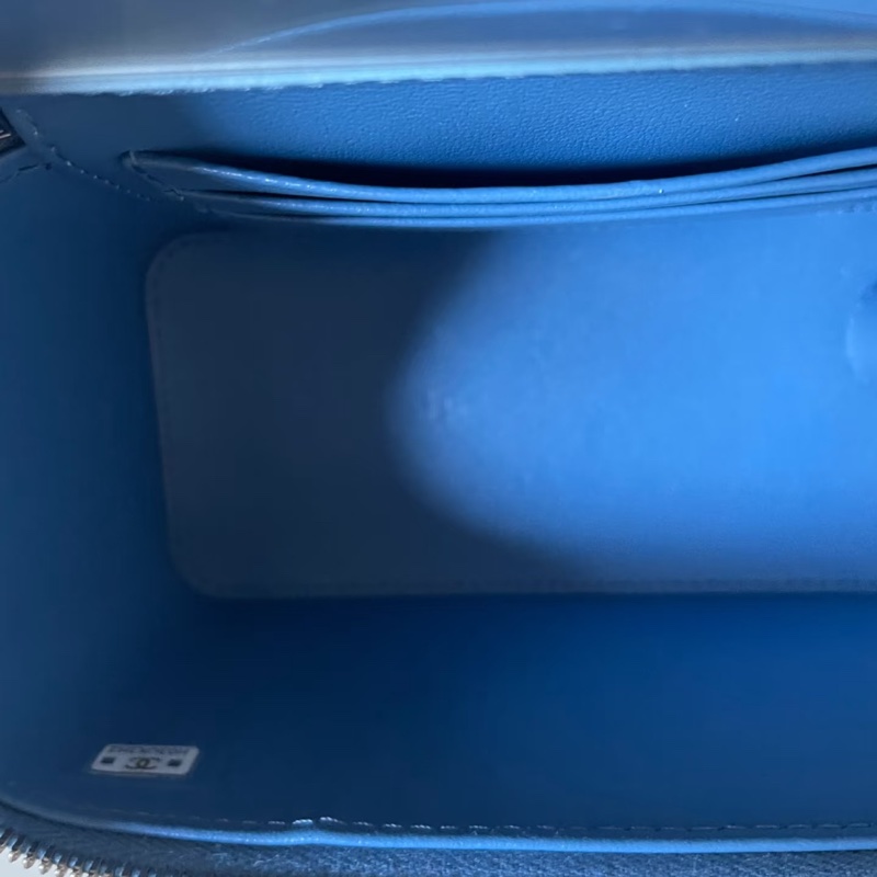 Chanel 愛心調節扣牛仔長盒子-7