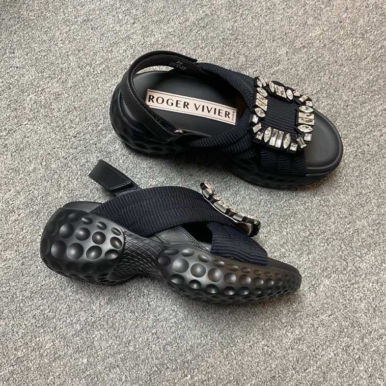 促銷品 RogerVivier Viv' Run Light Sandals 黑38,白36 38-0