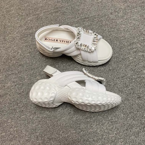 促銷品 RogerVivier Viv' Run Light Sandals 白38 碼